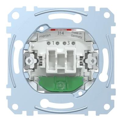 Merten MEG3102-0000 Controleschakelaar, Uitschakelaar Inzetstuk System M, System plat, AquaDesign Meerdere kleuren 1 stuk(s)
