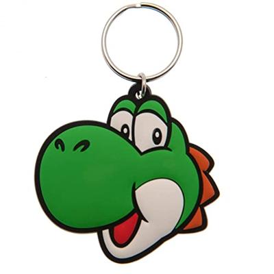 Super Mario Rubber Keychain Yoshi 6 cm
