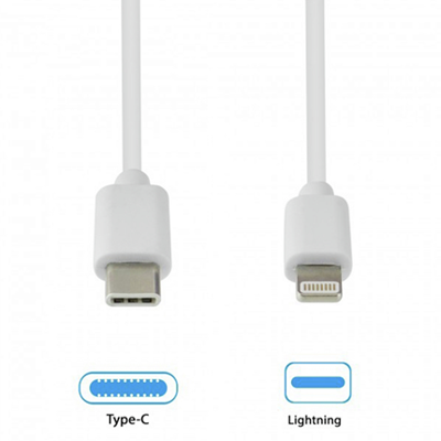 GrabNGo Gng Laadk.usb-c>lightn.1m Wit