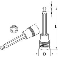 KS Tools 9181773 9181773 Verwisselbare kop 7 mm - thumbnail
