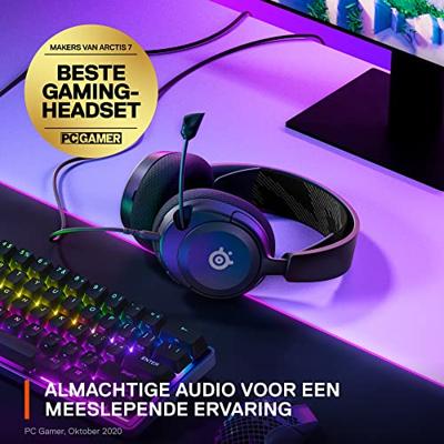 Steelseries Arctis Nova 1 Headset Bedraad Hoofdband Gamen Zwart
