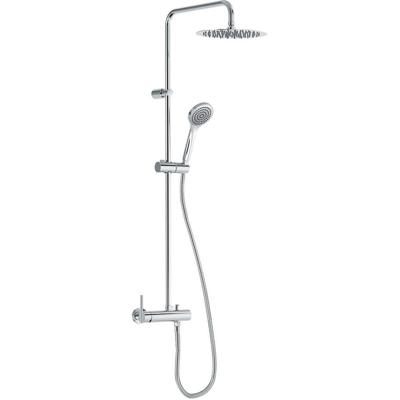 Regendouche set Tres Lex | Opbouw | Mengkraan | 2-weg | Rond | Chroom