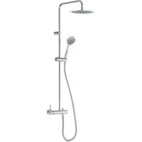 Regendouche set Tres Lex | Opbouw | Mengkraan | 2-weg | Rond | Chroom - thumbnail