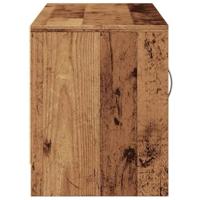 Tv-meubel 102x30x37,5 cm bewerkt hout oud houtkleurig - thumbnail