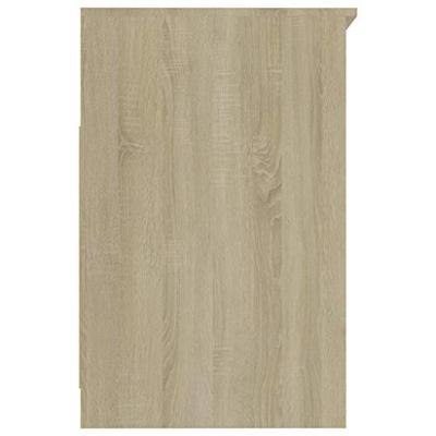 Ladekast 40x50x76 cm bewerkt hout sonoma eikenkleurig