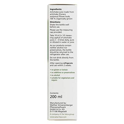 Salus Artisjokkensap Bio 200ml