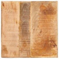 Bijzettafel met plank Bruin 40 x 40 x 49 cm Massief Mango Hout - thumbnail