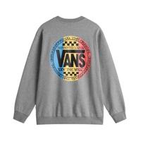 Vans Retro CO Crew Sweater Heren Cement Heather M - thumbnail