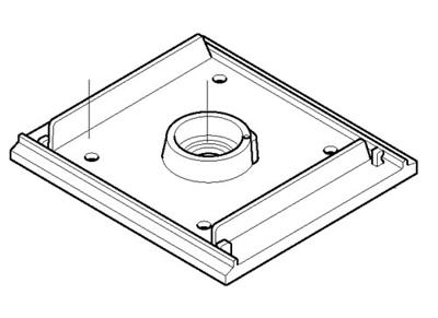 Makita Accessoires 151232-3 | Schuurzoolset | Makita BO4510 + BO4540 | Basisplaat + Viltzool - 151232-3