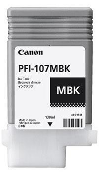 Canon Inktcartridge PFI-107MBK Origineel Matzwart 6704B001 Canon Inktcartridge PFI-107MBK Origineel Matzwart 6704B001