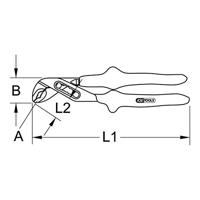 KS Tools 117.1273 1171273 Waterpomptang 250 mm - thumbnail