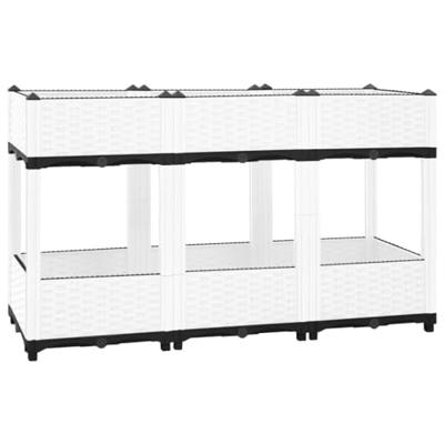 VidaXL Plantenbak verhoogd 120x40x71 cm polypropeen VidaXL Plantenbak verhoogd 120x40x71 cm polypropeen