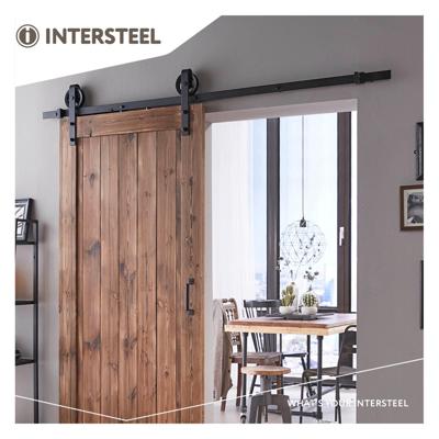 Intersteel Schuifdeursysteem Wheel - mat zwart Intersteel Schuifdeursysteem Wheel - mat zwart