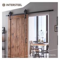 Intersteel Schuifdeursysteem Wheel - mat zwart - thumbnail