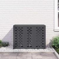 VidaXL Airconditioner hoes antraciet 110 x 50 x 80 cm staal - thumbnail