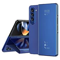 Lunso - Samsung Galaxy Z Fold5 - Window view cover hoes - Blauw - thumbnail