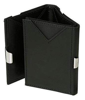 EXENTRI EX 019 portemonnee Man Echt leer Zwart EXENTRI EX 019 portemonnee Man Echt leer Zwart