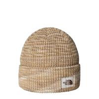 The North Face Salty Bae Lined Beanie Muts Heren White Dune One Size - thumbnail