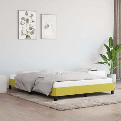 Bedframe zonder matras 140x200 cm stof groen