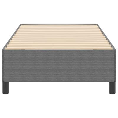 Bedframe Lichtgrijs 80 x 200 cm Katoenen stof