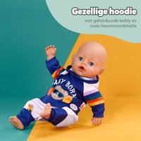 BABY born joggingpak - 43 cm - blauw - thumbnail