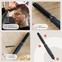 Olivia Garden Nylon Bristle Shine Black 15mm - thumbnail