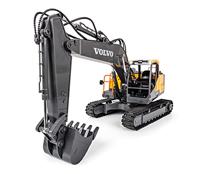 Carson Modellsport 907339 Raupenbagger Volvo 1:16 RC functiemodel voor beginners Elektro Bouwvoertuig Incl. accu, oplader en batterijen voor de zender - thumbnail
