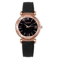 Gogoey dames sterrenhemel lederen riem horloge (grijs) - thumbnail