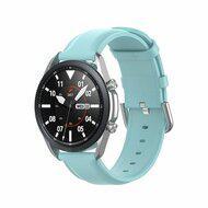 Classic leren bandje - Blauw - Samsung Galaxy Watch Active 2 - thumbnail
