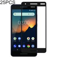25 stuks volledige lijm volledige cover Screen Protector gehard glas film voor Nokia 2 1 - thumbnail