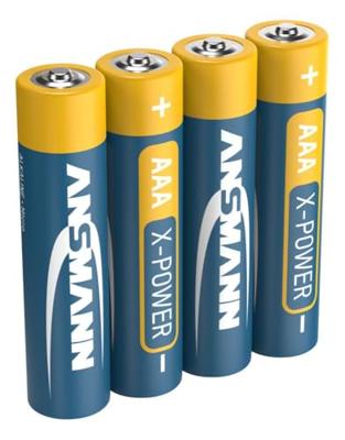 ANSMANN X-Power alkaline batterij Micro AAA 4 Stuk zwart