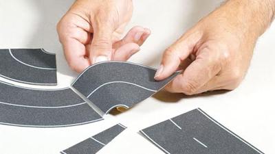 NOCH 60706 H0 Doorgaande weg (l x b) 1 m x 66 mm Recht Asfalt