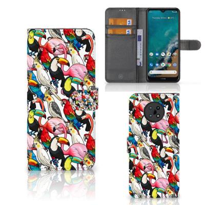 Nokia G50 | Telefoonhoesje | Met pasjeshouder | Birds