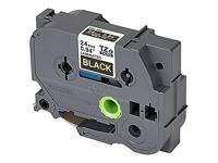 Labeltape Brother TZe, TZ TZe-354 PET Tapekleur: Zwart Tekstkleur:Goud 24 mm 8 m - thumbnail