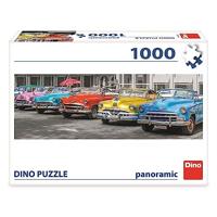 DinoToys Dino puzzel - panorama classic cars op cuba - 1000 stukjes - thumbnail