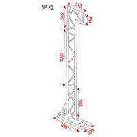 Showtec Showtec Mobile DJ Truss Stand - thumbnail