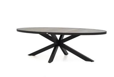 Trestino dining tuintafel amiens 241x116x74cm antraciet
