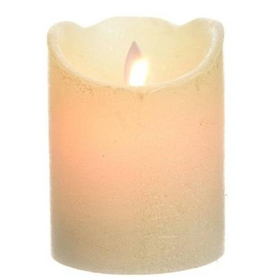 Led kaars Waving Wax 10cm off white