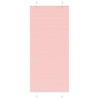 VidaXL Plissé rolgordijn 85x200 cm stofbreedte 84,4 cm polyester roze - thumbnail