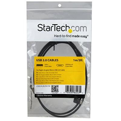 StarTech.com Micro-USB kabel met rechts haakse connectors - M/M - 1m