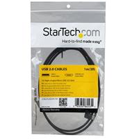 StarTech.com Micro-USB kabel met rechts haakse connectors - M/M - 1m - thumbnail