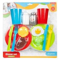 Toi-Toys Home food diner set, 14dlg. - thumbnail