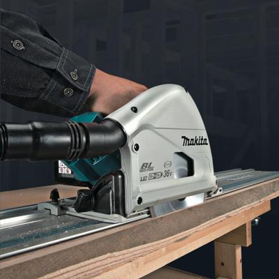 Makita Makita DSP600ZJ - Tauchsäge - ohne Batterie Accu-invalzaag Zonder accu 18 V Makita Makita DSP600ZJ - Tauchsäge - ohne Batterie Accu-invalzaag Zonder accu 18 V