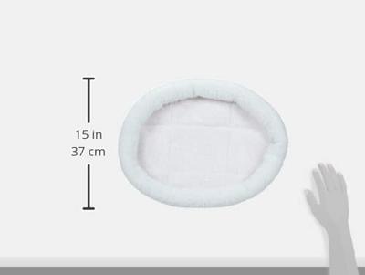 TRIXIE MAND ROND WOLWIT / ROOD 47X38X6 CM - thumbnail