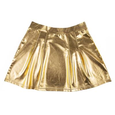 Minirokje Shiny Goud