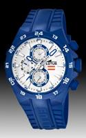 Lotus horlogeband 15800-3 Rubber Blauw - thumbnail
