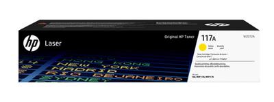 HP 117A W2072A tonercartridge - geel - laser - 700 pagina's