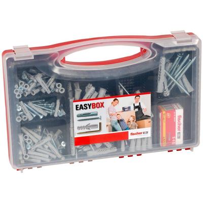 Fischer 533630 EASY Box - UX + Screw Plugassortiment 126 stuk(s)
