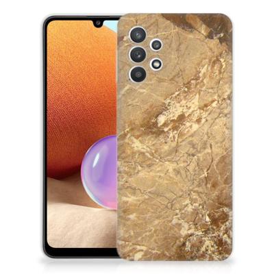 Samsung Galaxy A32 4G | A32 5G Enterprise Editie | TPU | Siliconen hoesje | Marmer Creme