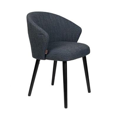 Dutchbone Eetkamerstoel 'Waldo', kleur Blauw